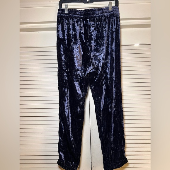 J Crew Crushed Velvet Velour Pants Joggers, size 4 RetroGlam - Picture 12 of 12